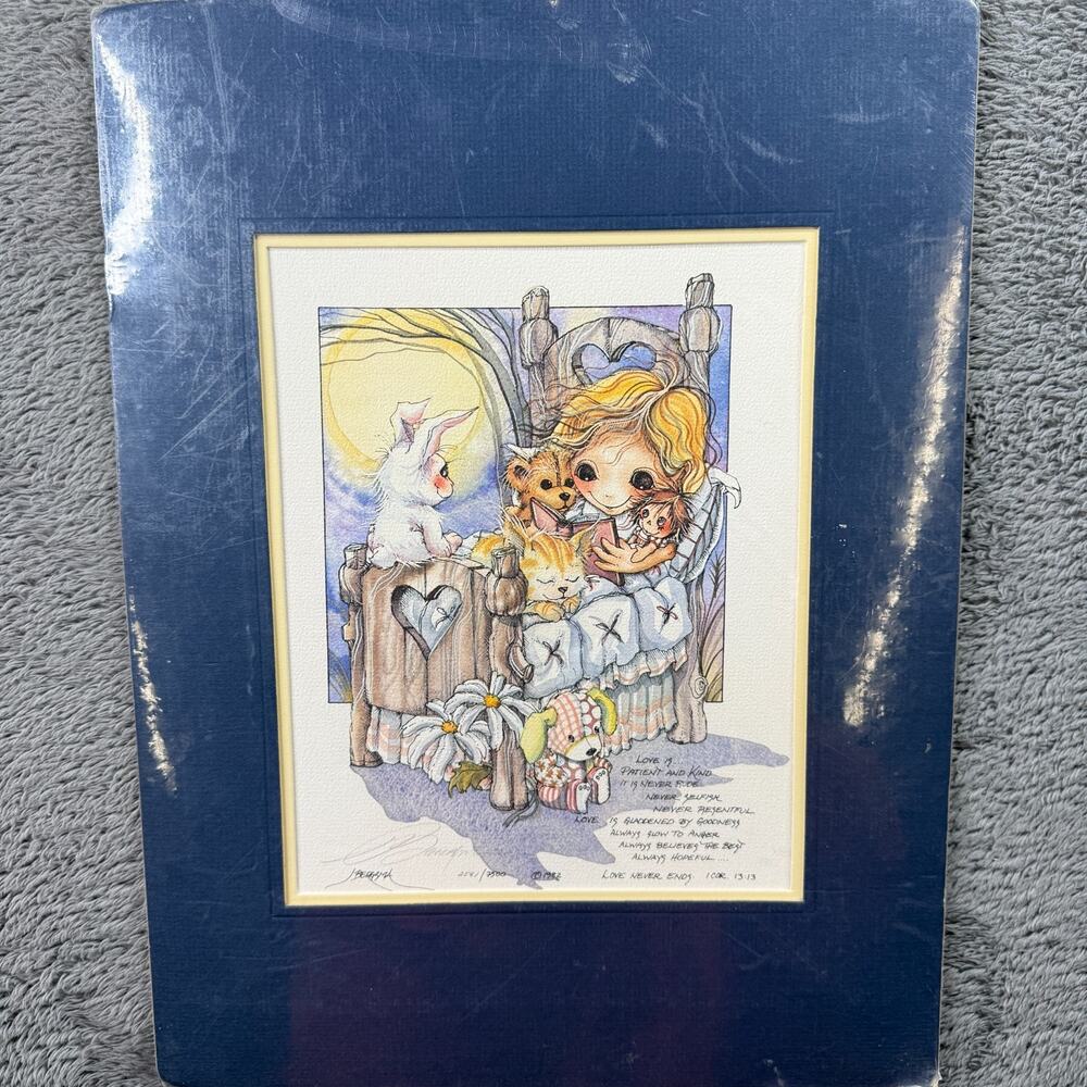 Jody Bergsma 'LOVE NEVER ENDS' 1982 Limited Edition Signed Numbered Sealed New